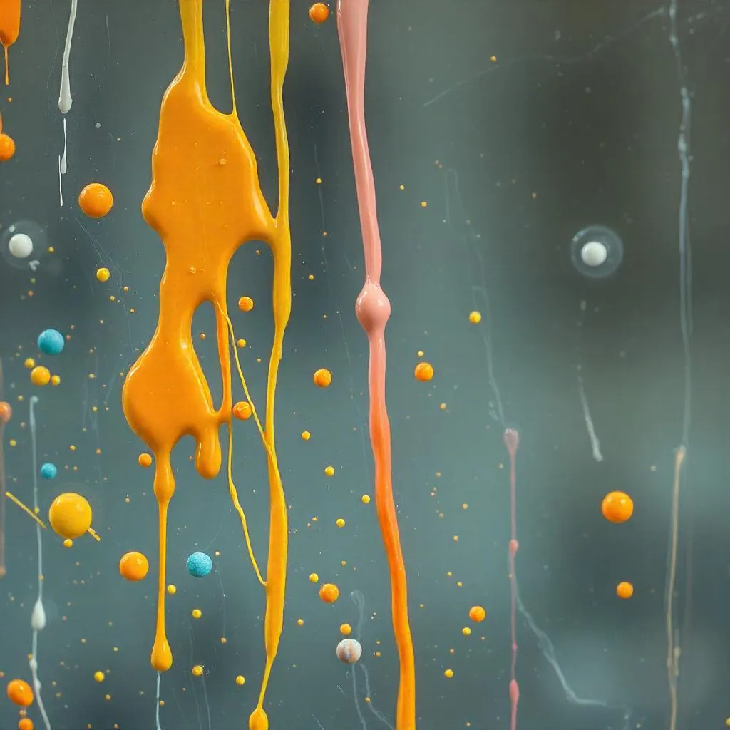 สีเลอะกระจก