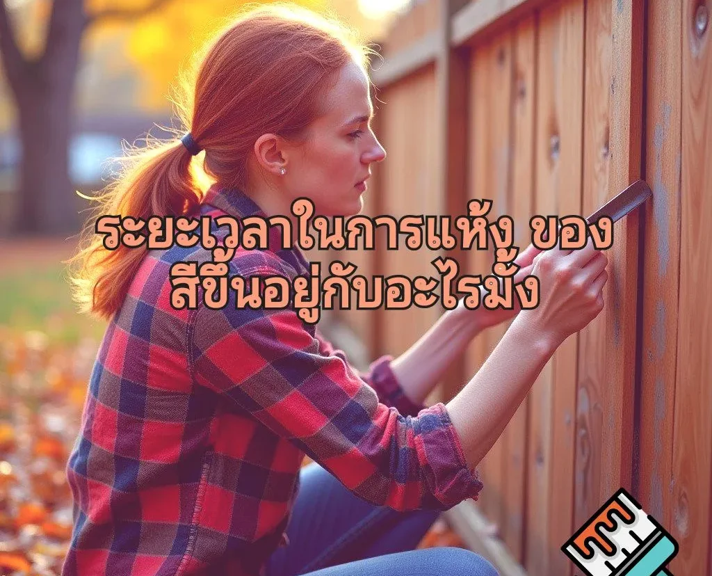 ปัจจัยระยะเวลาในการทาสี