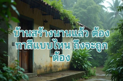 บ้านสร้างนานแล้ว