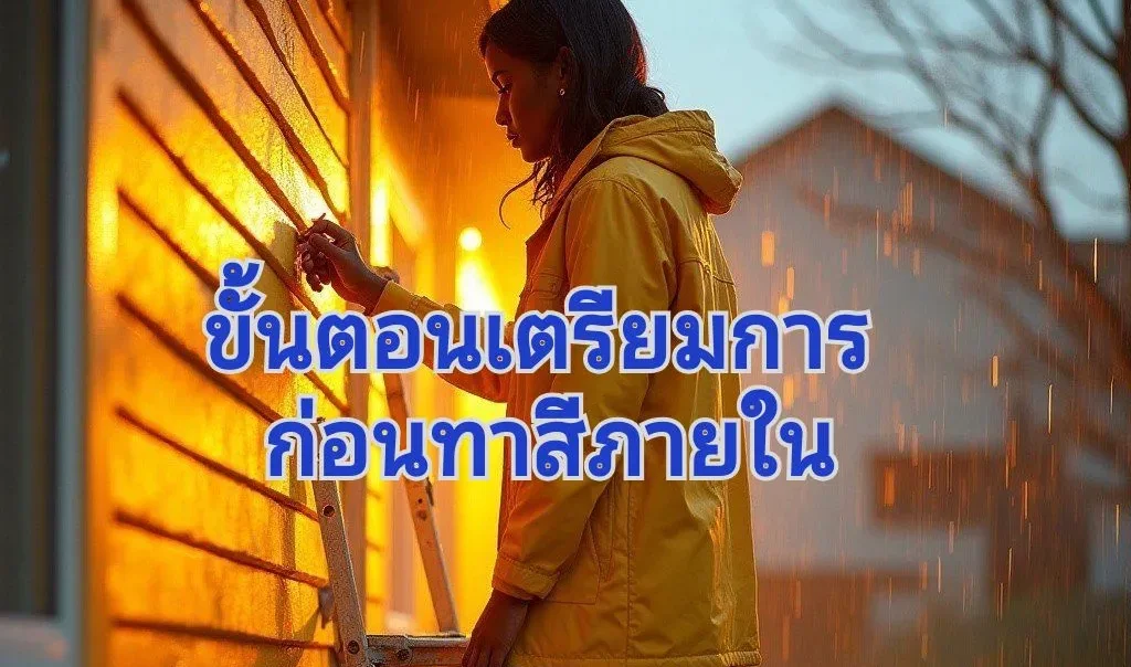 เตรียมทาสี