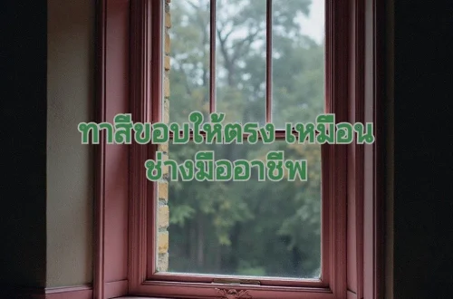 ตัดขอบทาสี