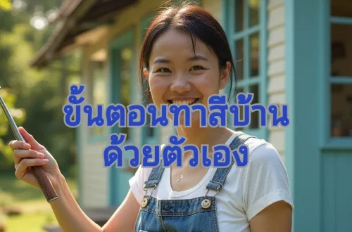 ทาสีบ้านด้วยตัวเอง