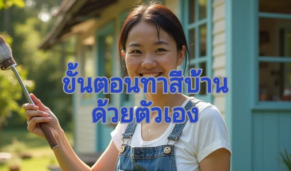 ทาสีบ้านด้วยตัวเอง