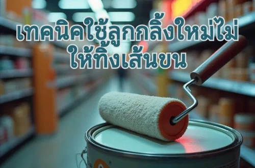 ลูกกลิ้งทาสีมีกี่แบบ