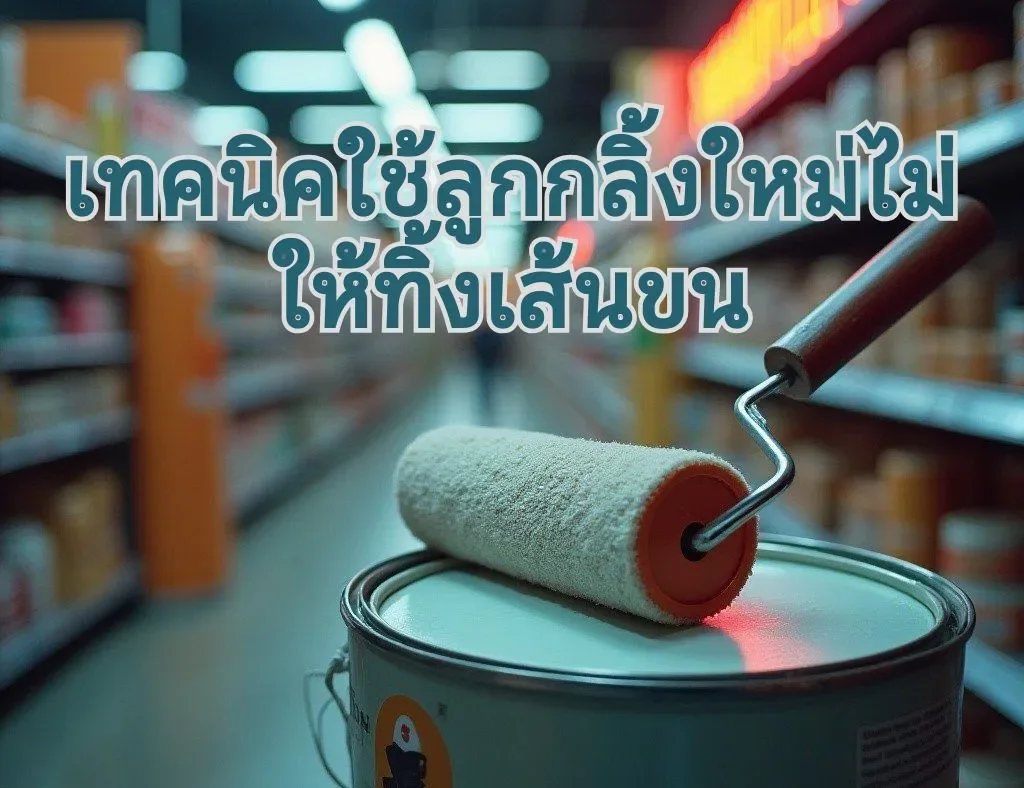 ลูกกลิ้งทาสีมีกี่แบบ