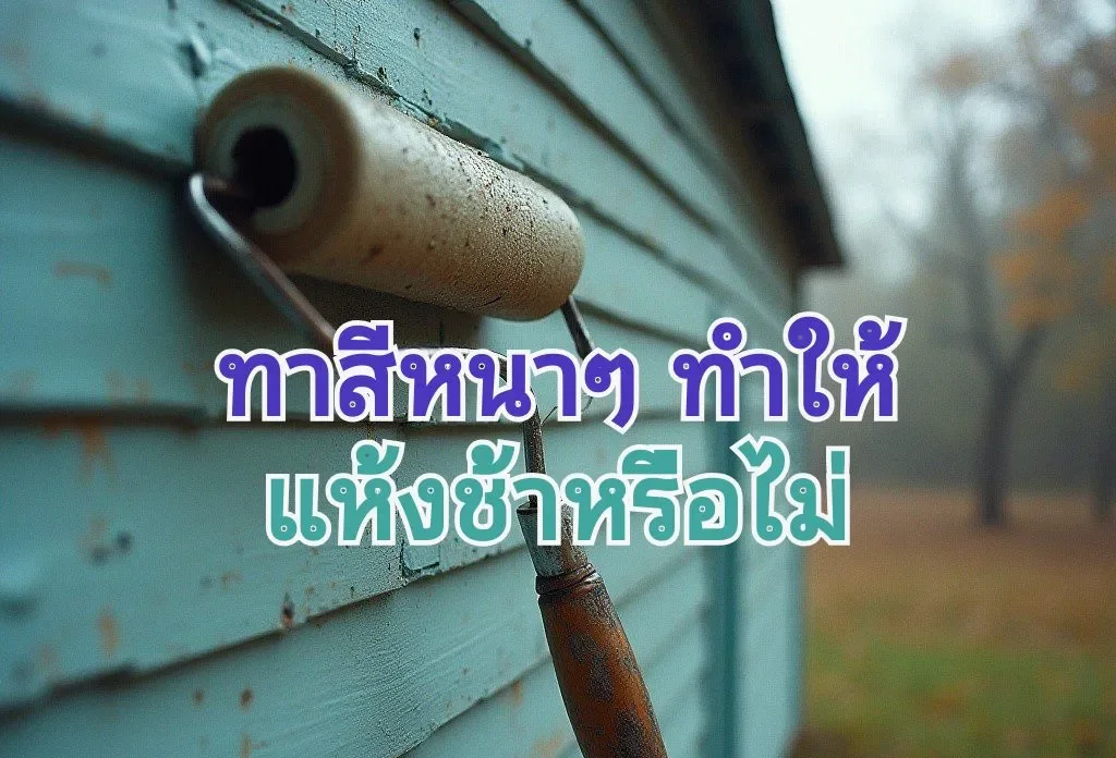 ทาสีบ้านหนา