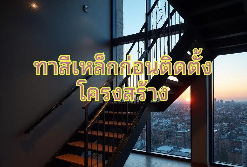 ทาสีเหล็กโครงสร้าง