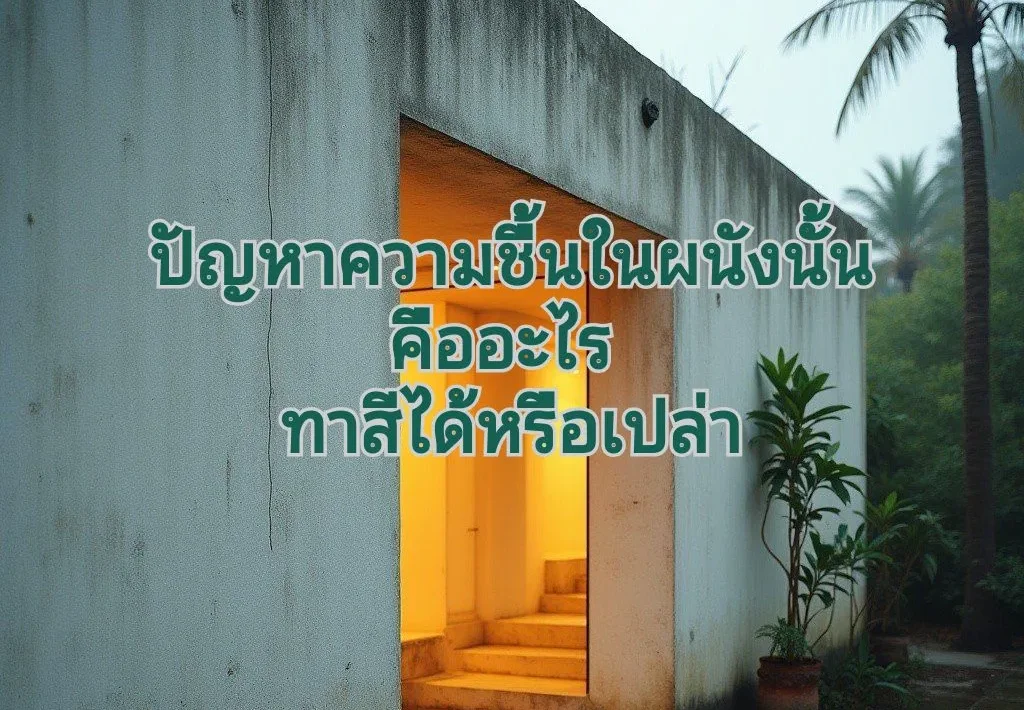 ผนังความชื้นเกิดจากอะไร