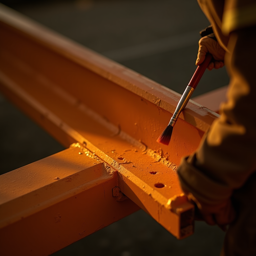 ทาสีเหล้กันสนิม