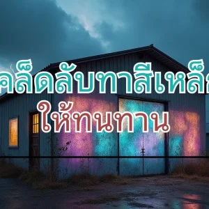 ทาสีเหล็กในบ้าน