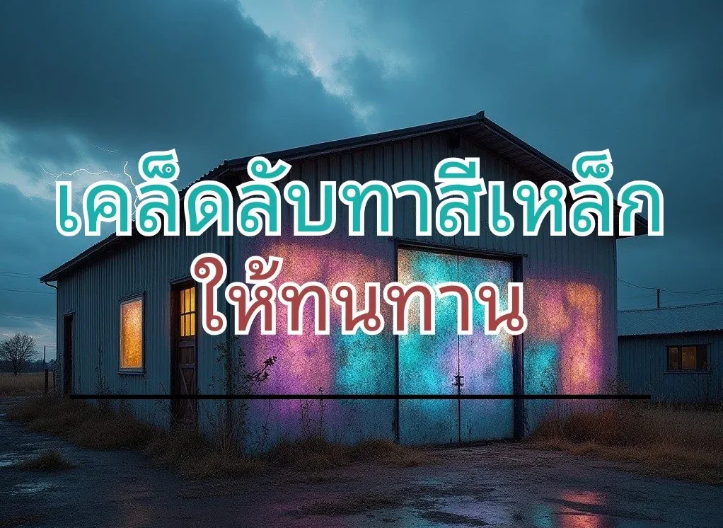 ทาสีเหล็กในบ้าน