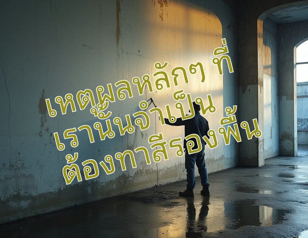 เหตุผลในการทาสีรองพื้น