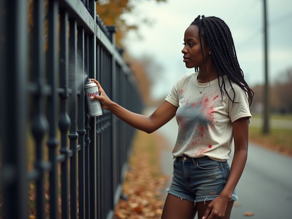 ทาสีเหล็กให้เงางาม