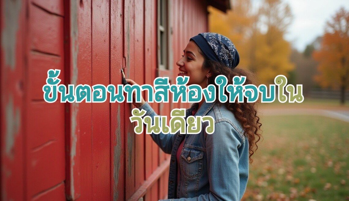 ทาสีให้จบ 1 วัน