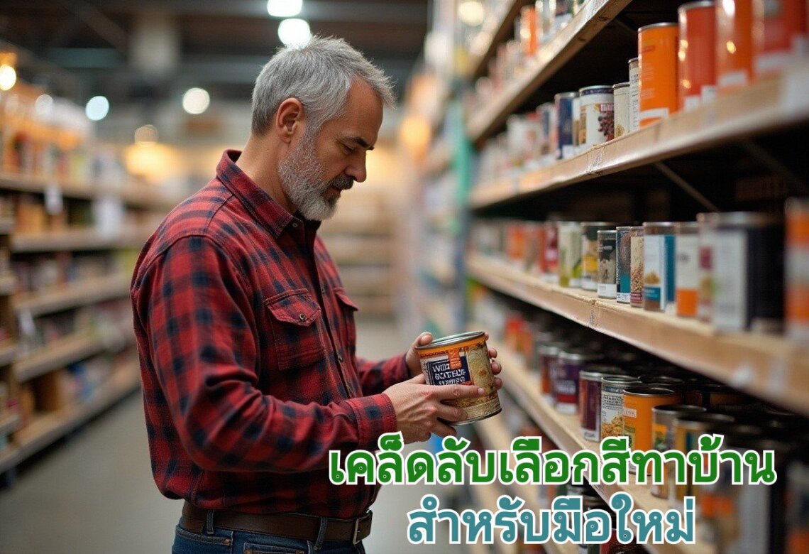 ก่อนที่เรานั้นจะซื้อสีทาบ้าน ต้องรู้อะไรมั้ง