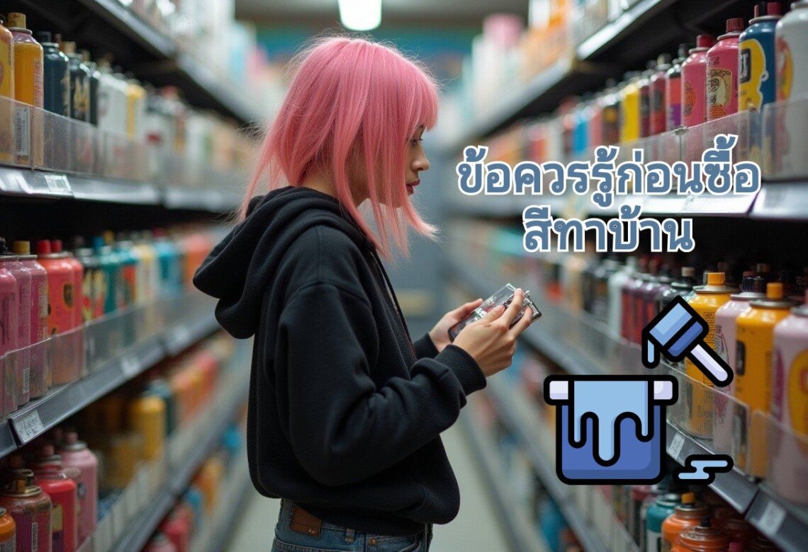 เลือกซื้อสีทาบ้านง่ายๆ