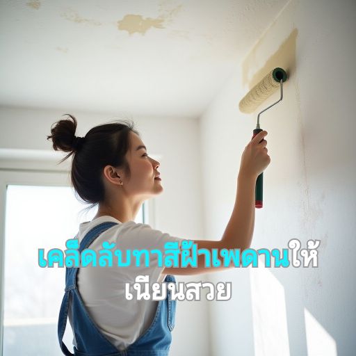 ฝ้าเพดานให้เนียน