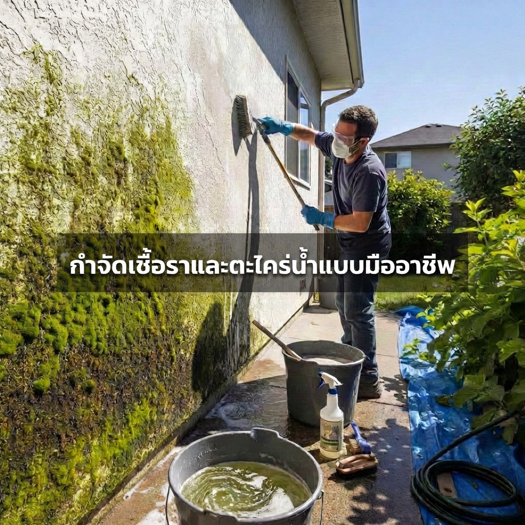 กำจัดตะไคร่น้ำ