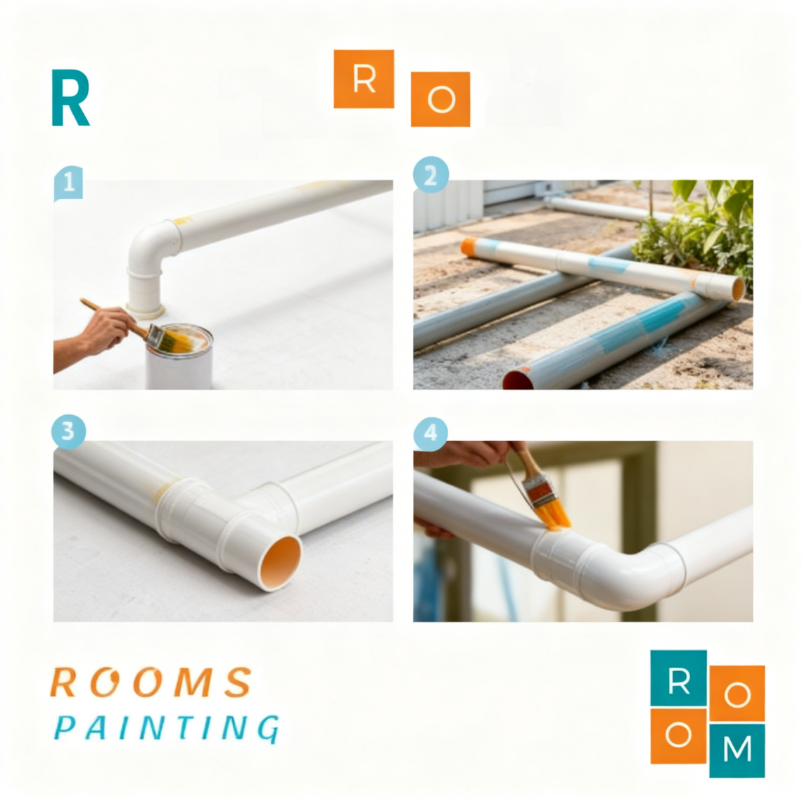 ทาสีท่อ PVC ให้สวย