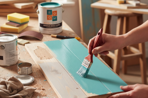 ทาสีไม้เก่าให้ติดทน