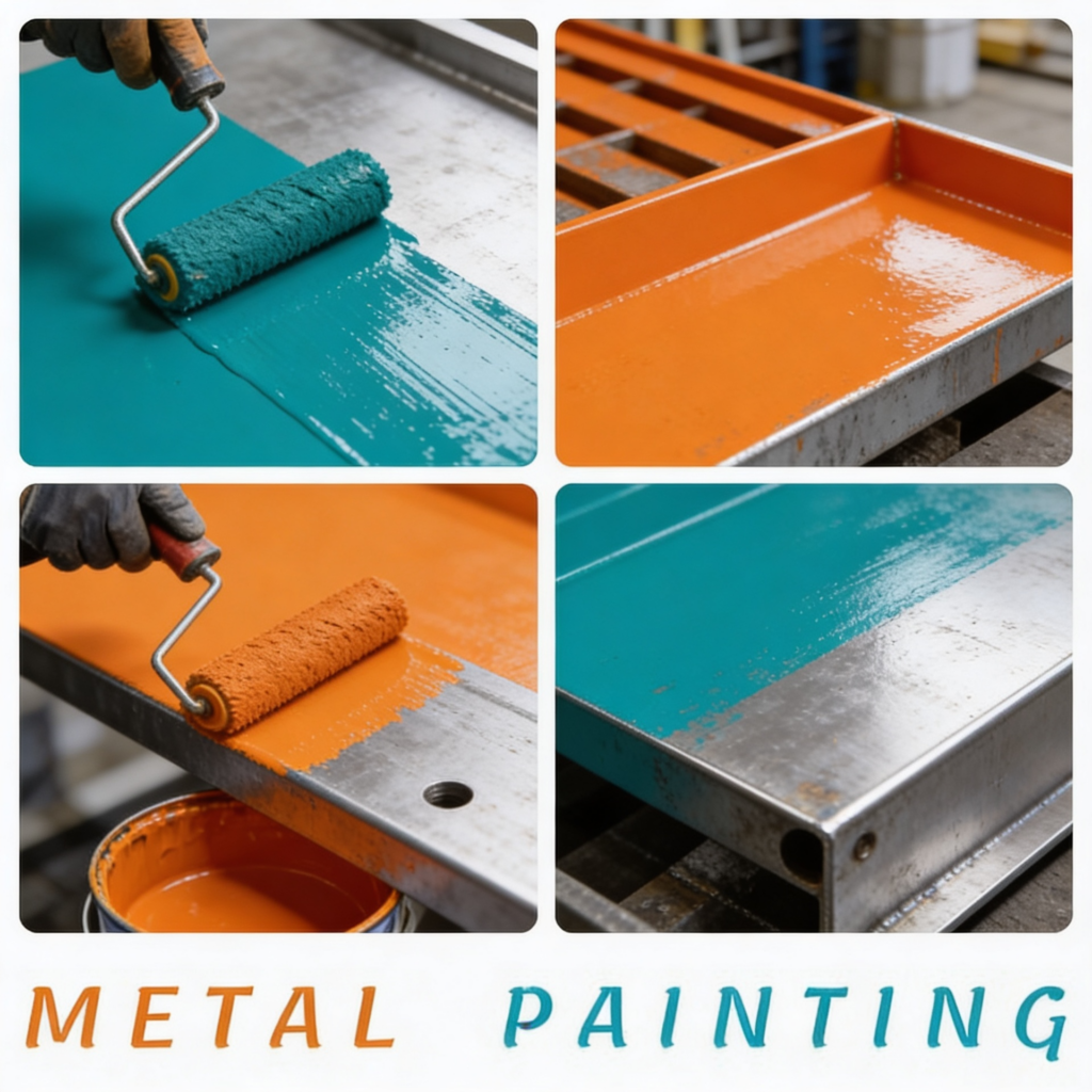 การทาสีเหล้กภายใน