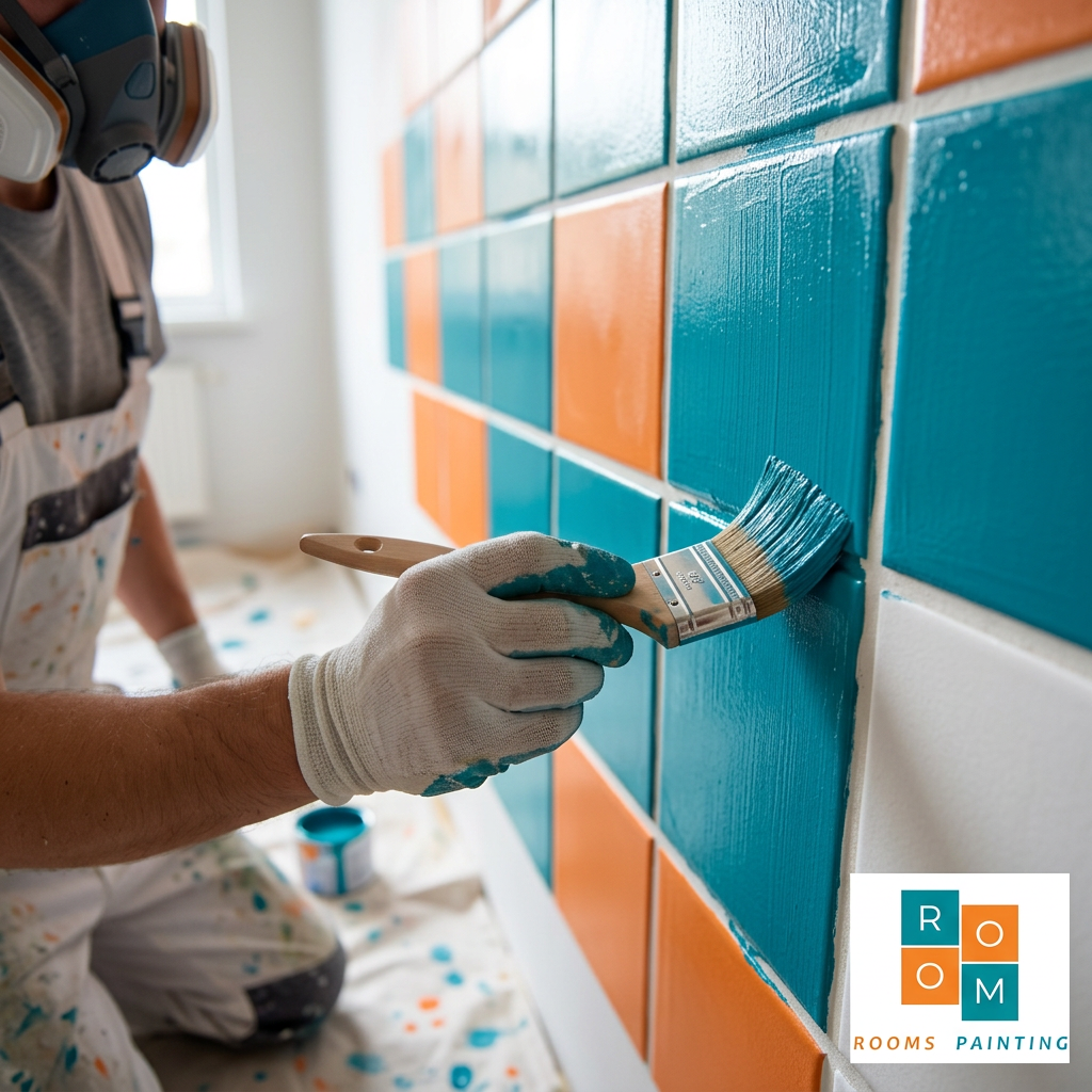 ทาสีกระเบื้องให้ติดทน