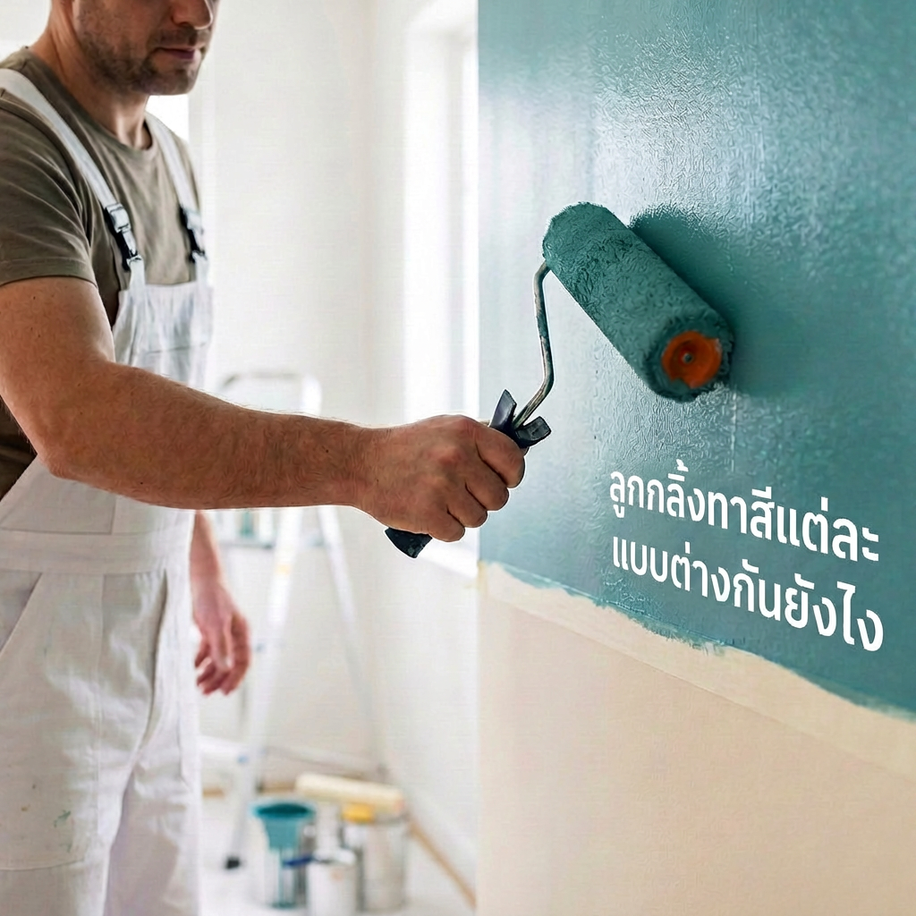 ลูกกลิ้งในการทาสี