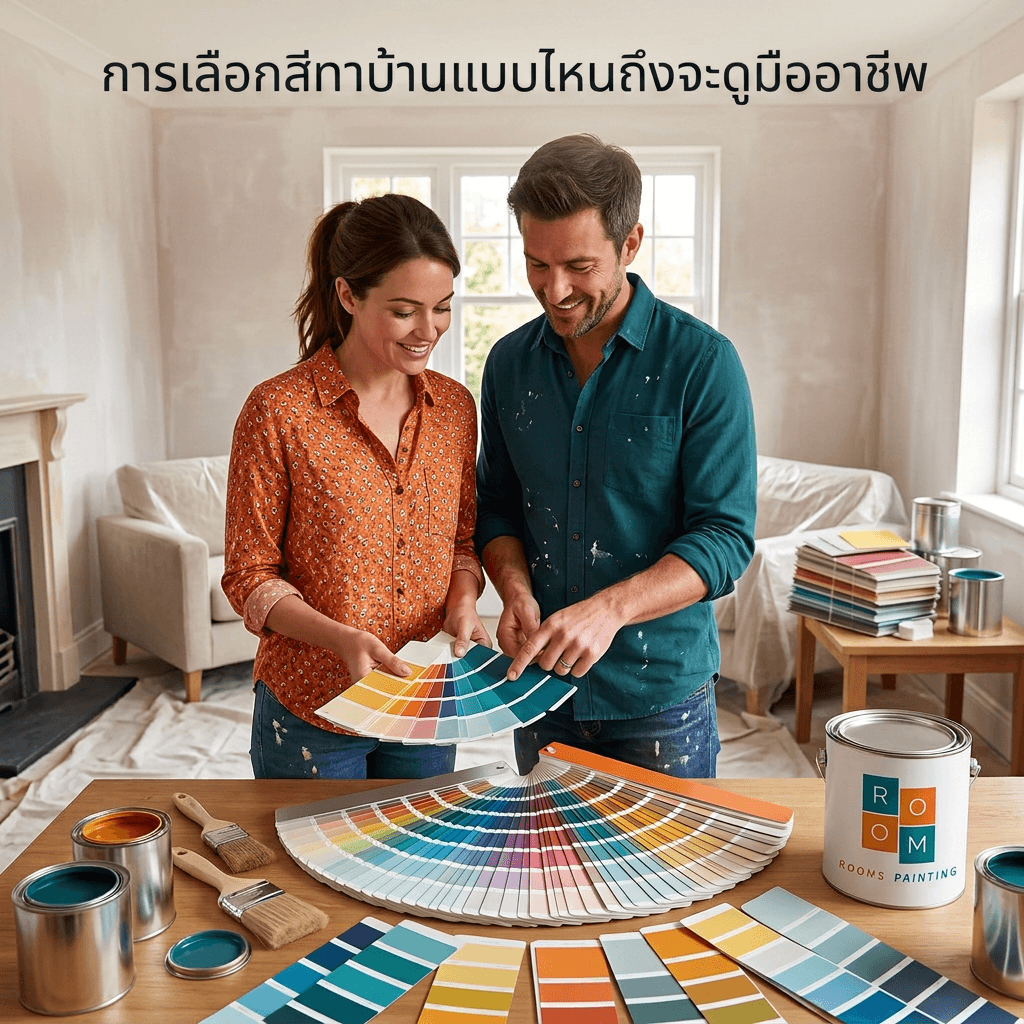 การเลือกสีทาบ้านให้สวย