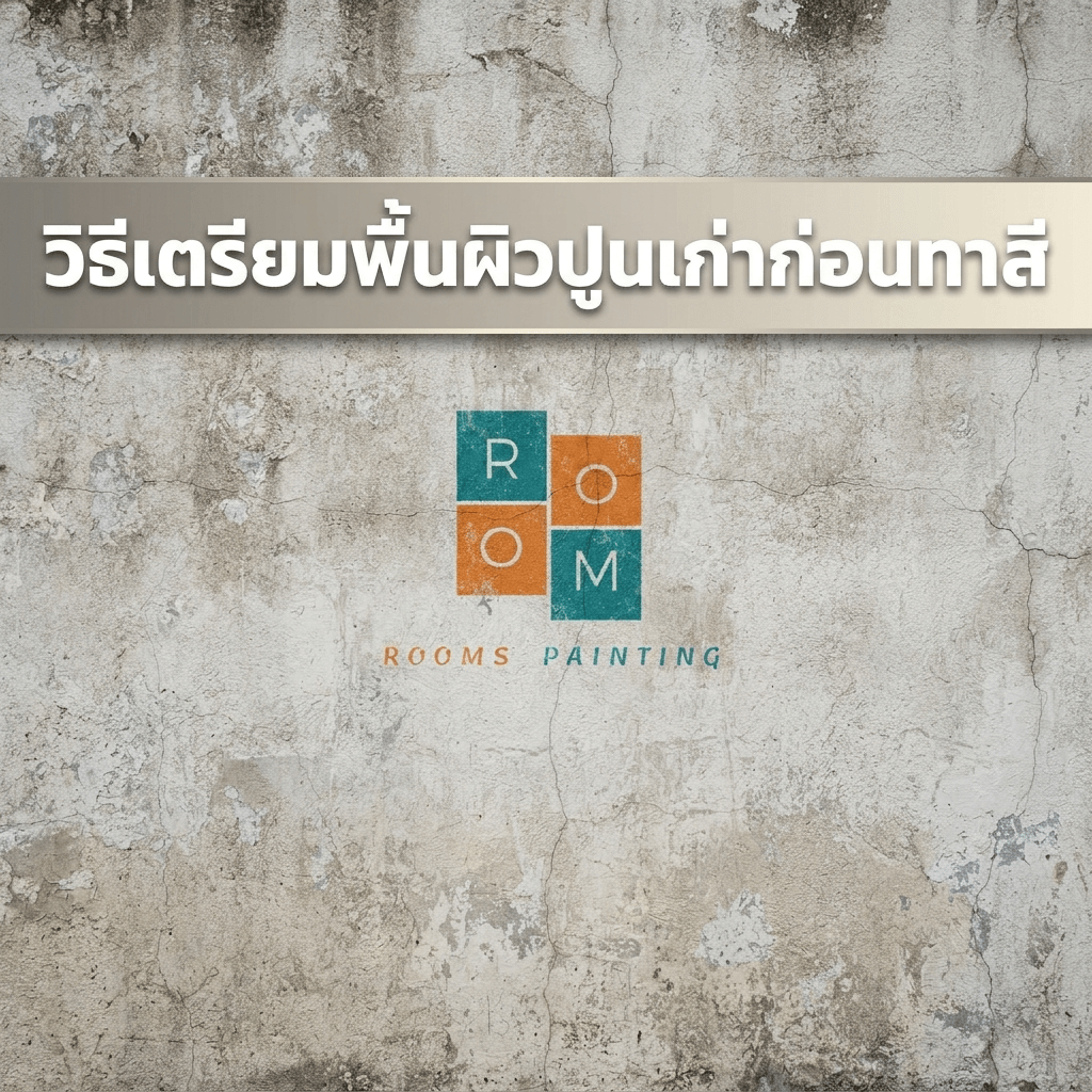 ทาสีปูนเก่า