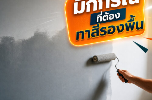 ทาสีรองพื้นมีกี่กรณี