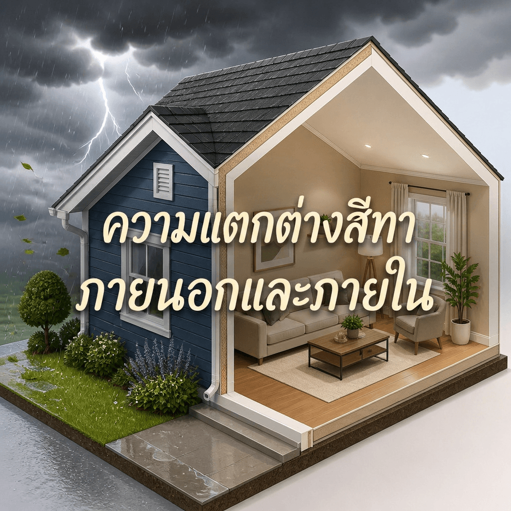 สีทาภายนอกและภายใน